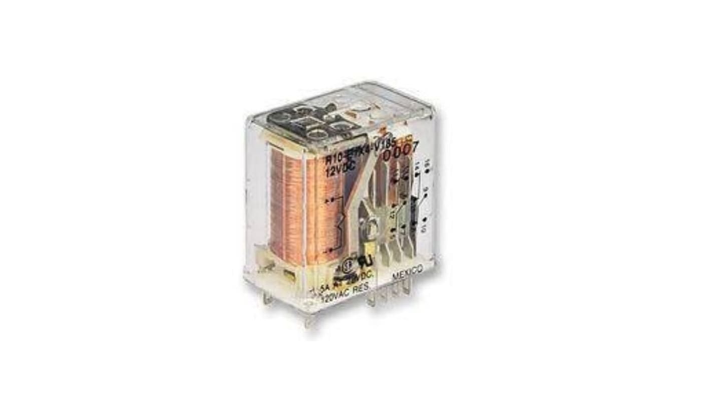 TE Connectivity Plug In Power Relay, 24V dc Coil, 3A Switching Current, SPDT