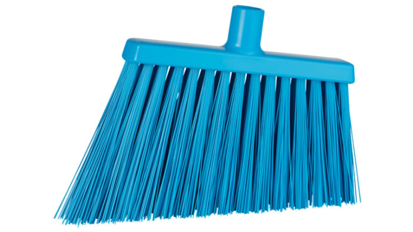 Vikan Broom, Red With Polyester, Polypropylene, Stainless Steel Bristles for Food Industry, Wet Floors