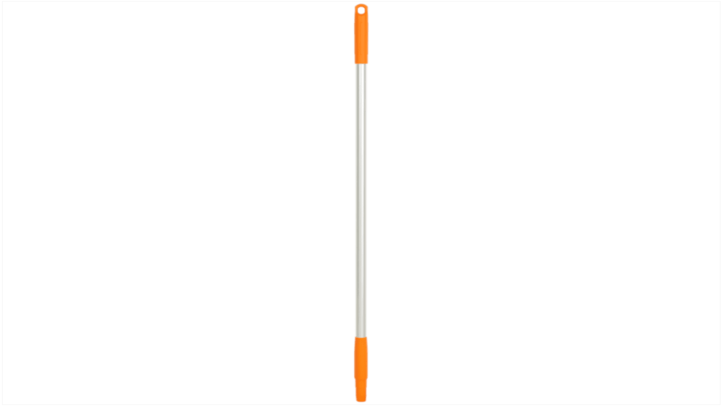 Vikan Orange Anodised Aluminium, Polypropylene Handle, 840mm, for use with Vikan Broom, Vikan Brush, Vikan Mop