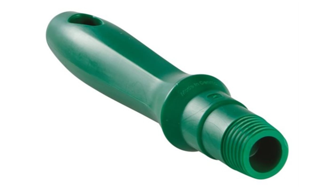 Mango Vikan de Polipropileno, color Verde, long. 160mm, para usar con Limpiadores, apretones y raspadores de mesa o