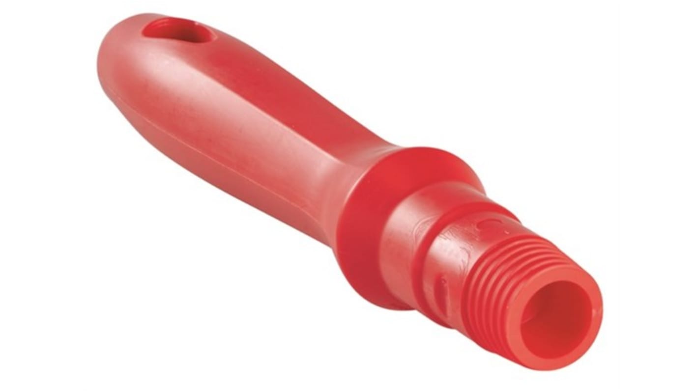 Mango Vikan de Polipropileno, color Rojo, long. 160mm, para usar con Limpiadores, apretones y raspadores de mesa o suelo