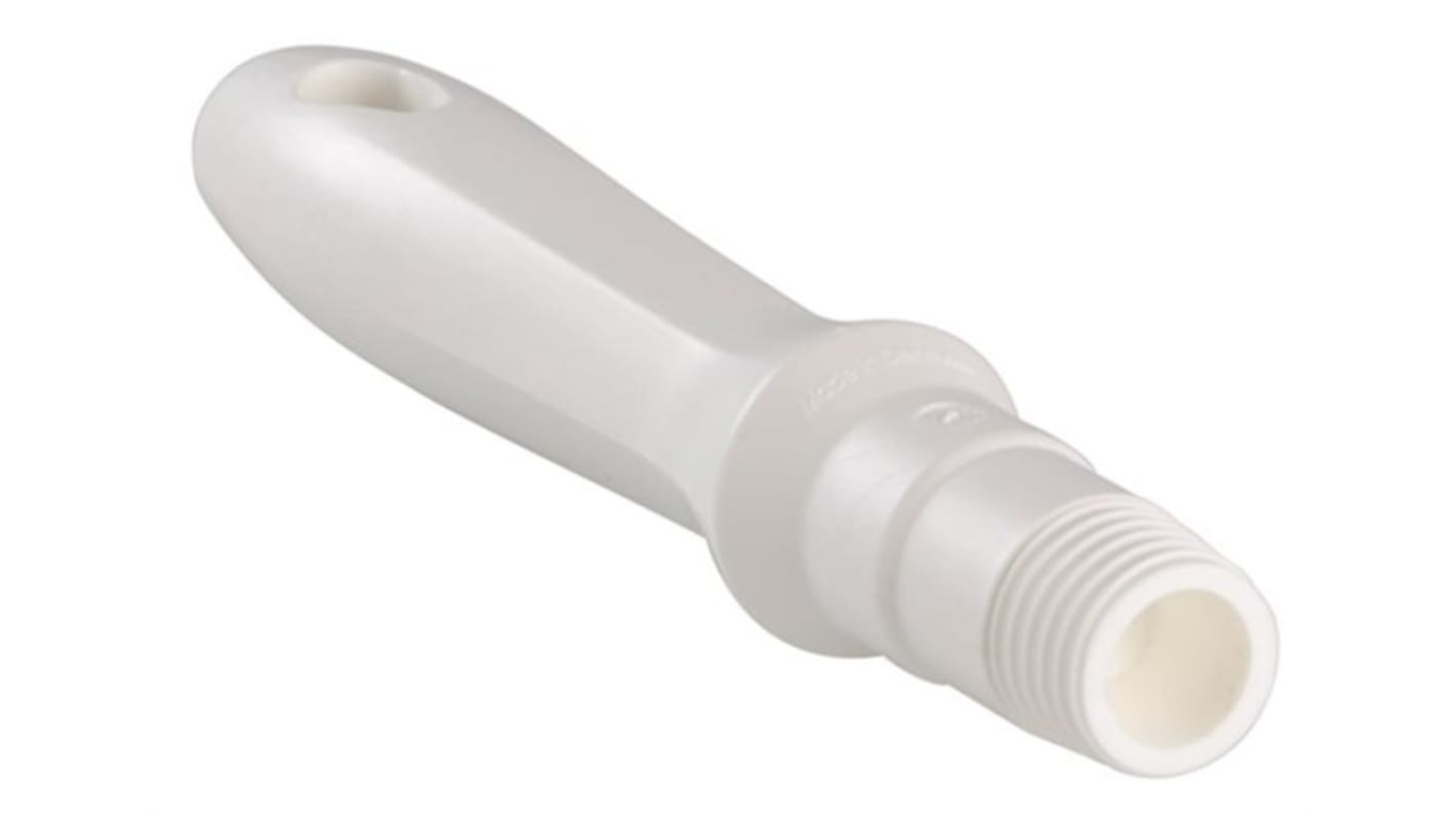 Vikan White Polypropylene Handle, 160mm, for use with Cleaners, Squeegees and Table or Floor Scrapers