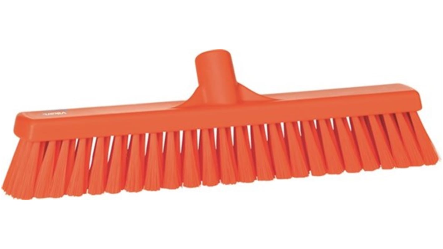 Balai Vikan pour usage général 65mm, avec brosse Polyester, Polypropylène, Acier inoxydable, Pourpre