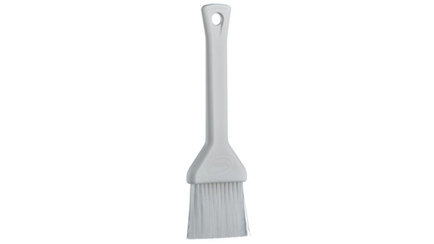 Pinceau de pâtisserie avec brosse Polyester, Polypropylène, Acier inoxydable Blanc Vikan