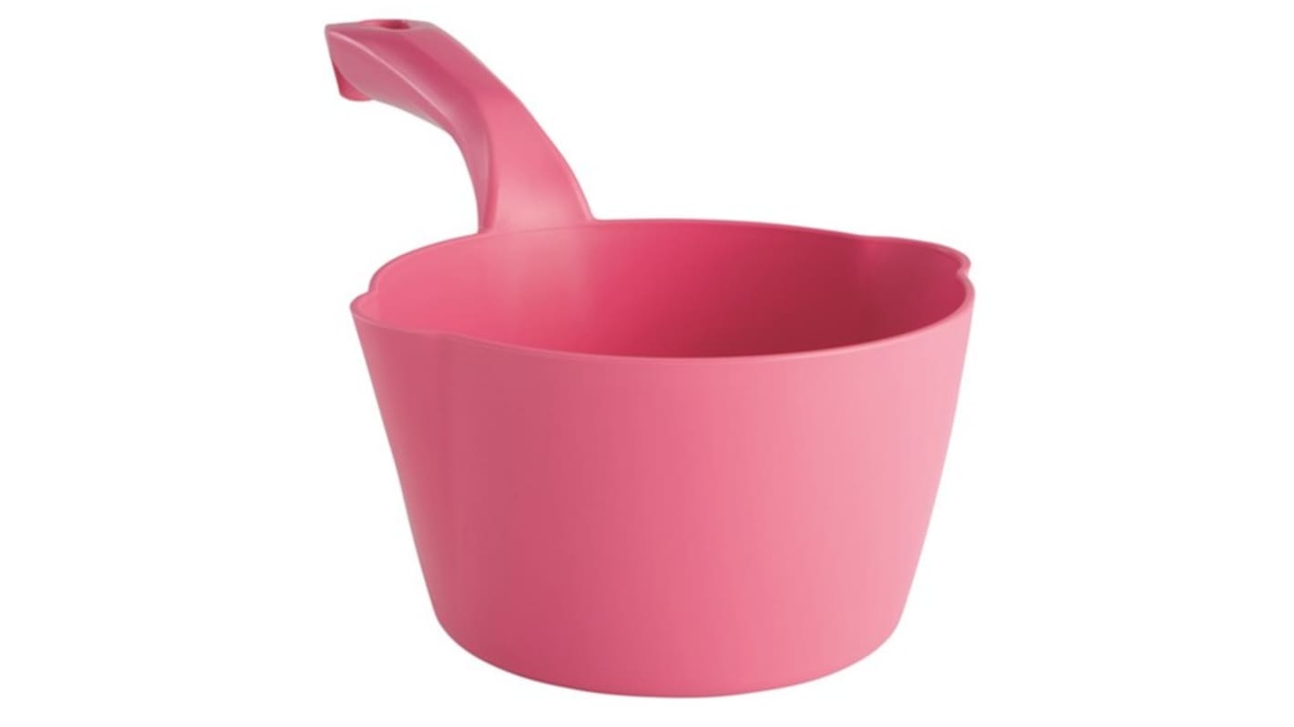 Vikan Round Bowl Scoop, 1 Litre, Pink