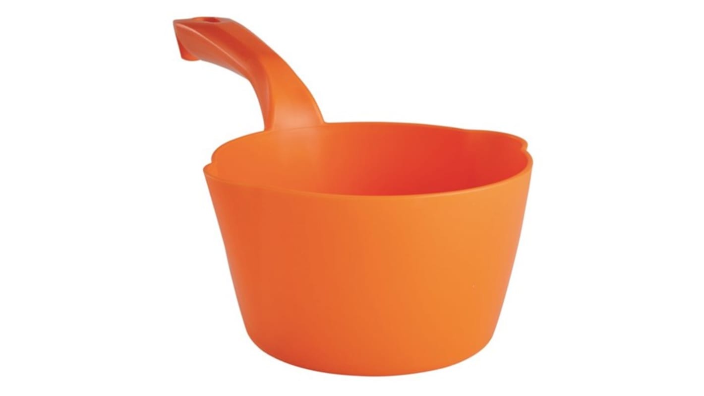 Vikan Round Bowl Scoop, 1 Litre, Orange