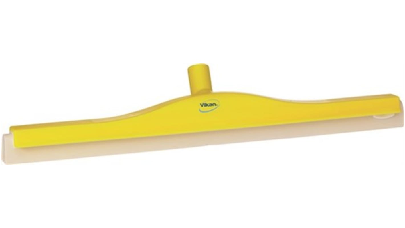 Vikan Yellow Floor Squeegee, 75mm x 100mm x 600mm, for Floors