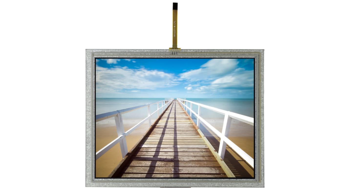 Display LCD TFT táctil resistivo RS PRO de 8plg, 1024 x 768pixels, XGA, alim. 12V, interfaz HDMI