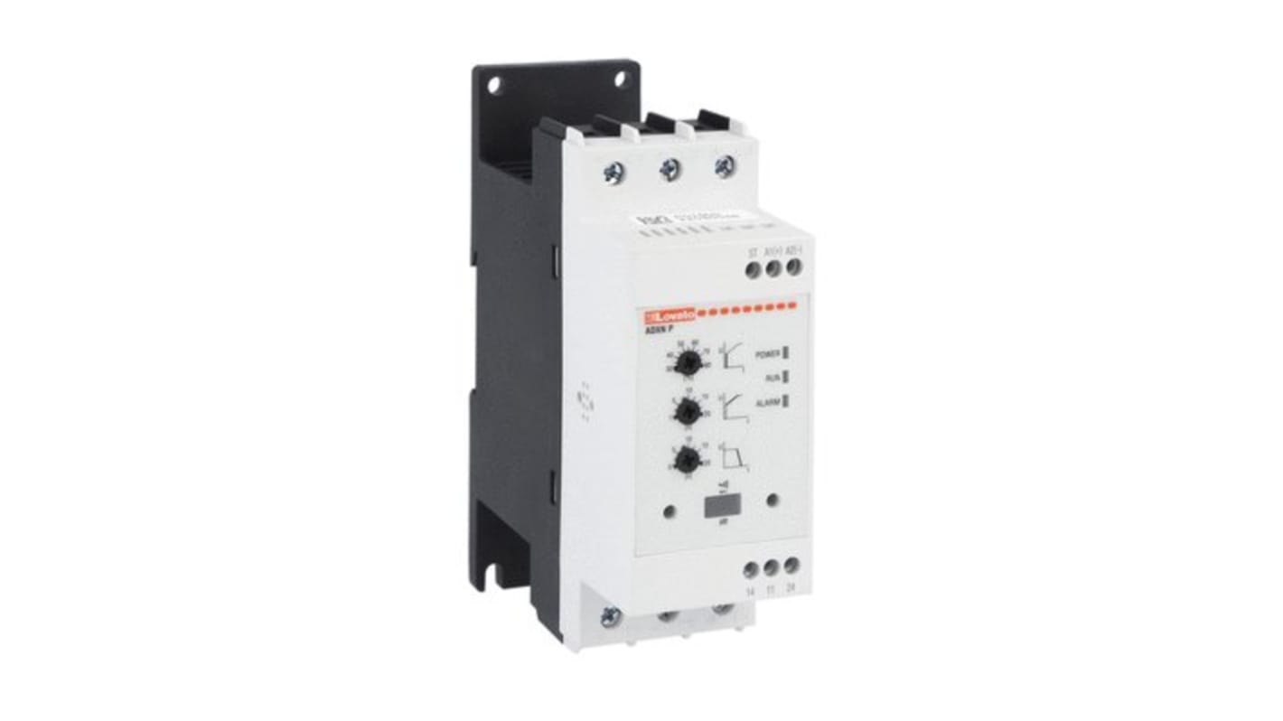 Arrancador de motor Lovato ADXN, 6 A, 24 VCA/VCC, 3 kW, trifásico, IP20