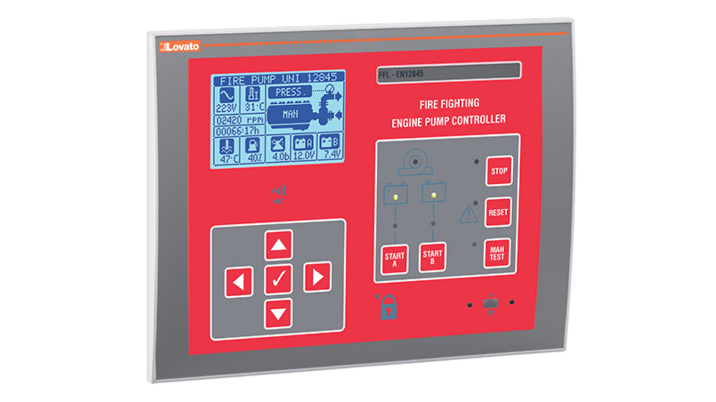 Controlador para motores Lovato mono/trifásico, 12 o 24 V dc, función: Configurable