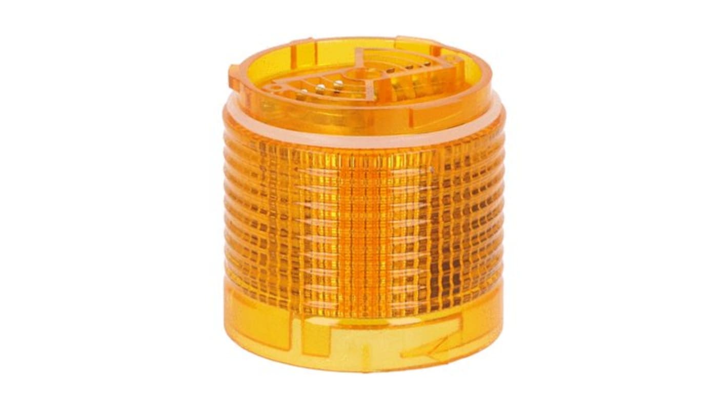 Lovato LED IP65 Rated Orange Signal Tower, Integral LED