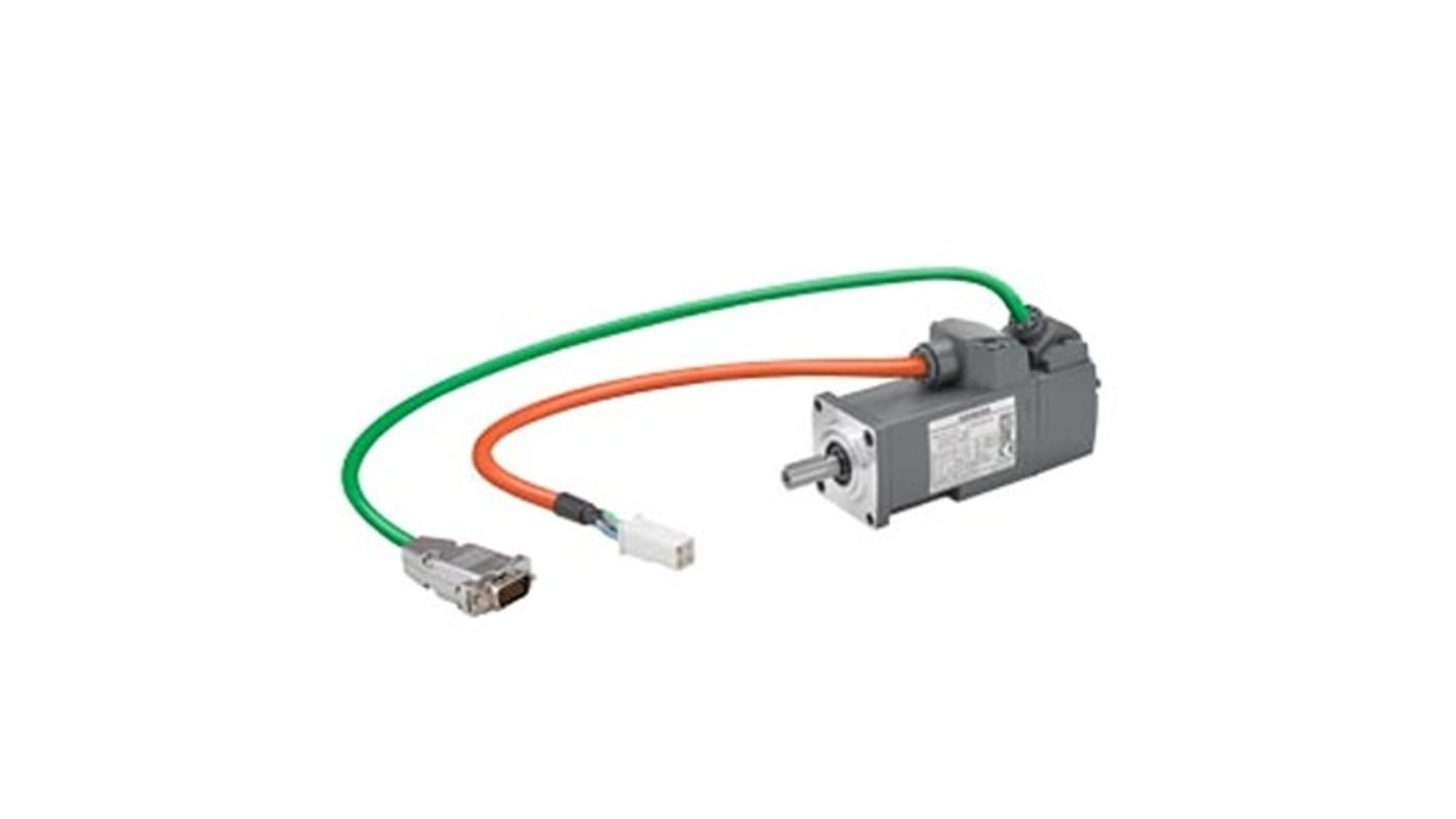 Siemens S-1FL6 Clockwise Synchronous Servo Motor, 0.05 kW, 230 V, Flange Mount Mounting