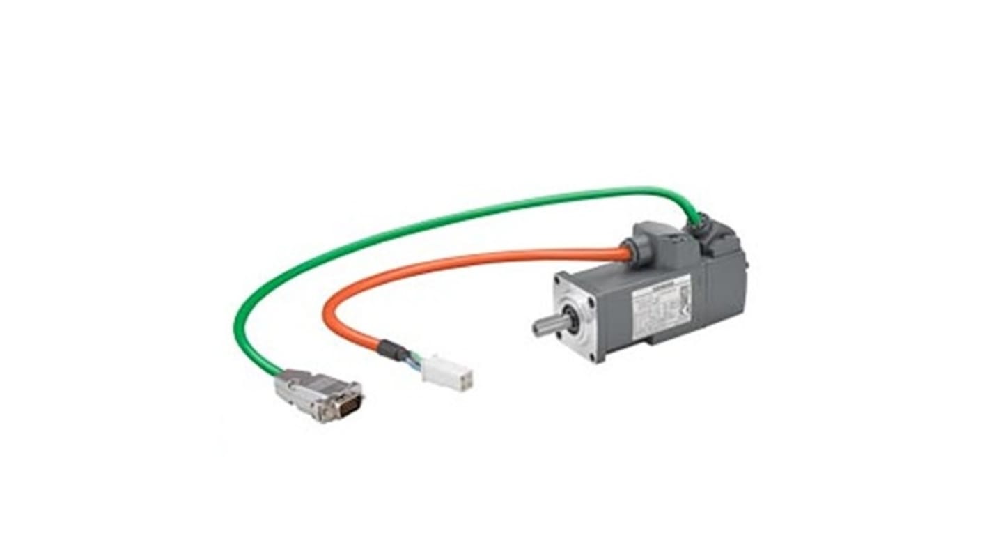 Siemens S-1FL6 Clockwise Synchronous Servo Motor, 0.05 kW, 230 V, Flange Mount Mounting