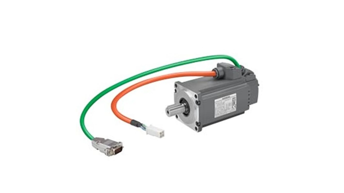 Servomotor síncrono, giro horario, Siemens S-1FL6, 230 V, 0,2 kW, montaje Montaje en reborde