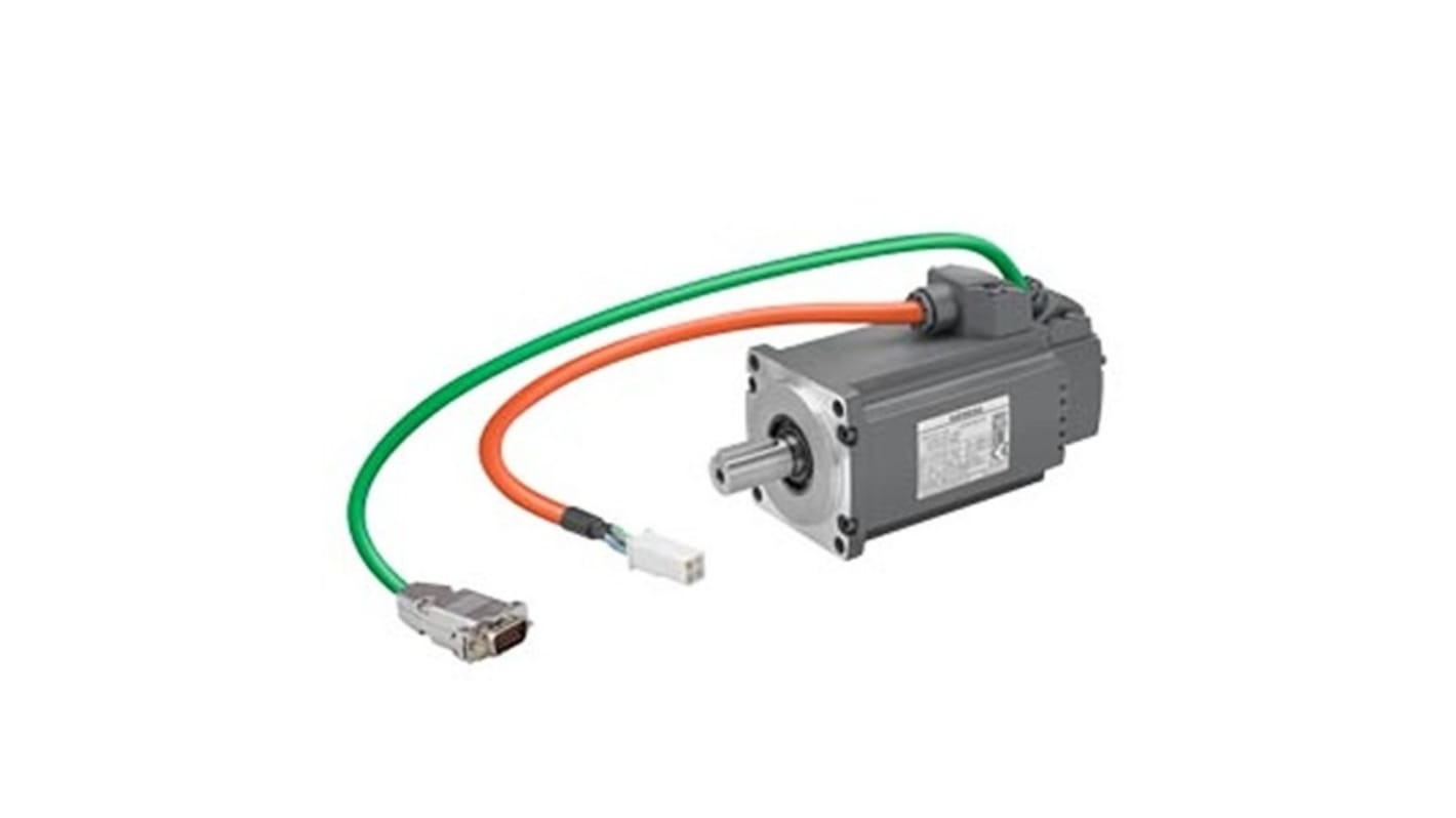 Siemens S-1FL6 Clockwise Synchronous Servo Motor, 0.4 kW, 230 V, Flange Mount Mounting