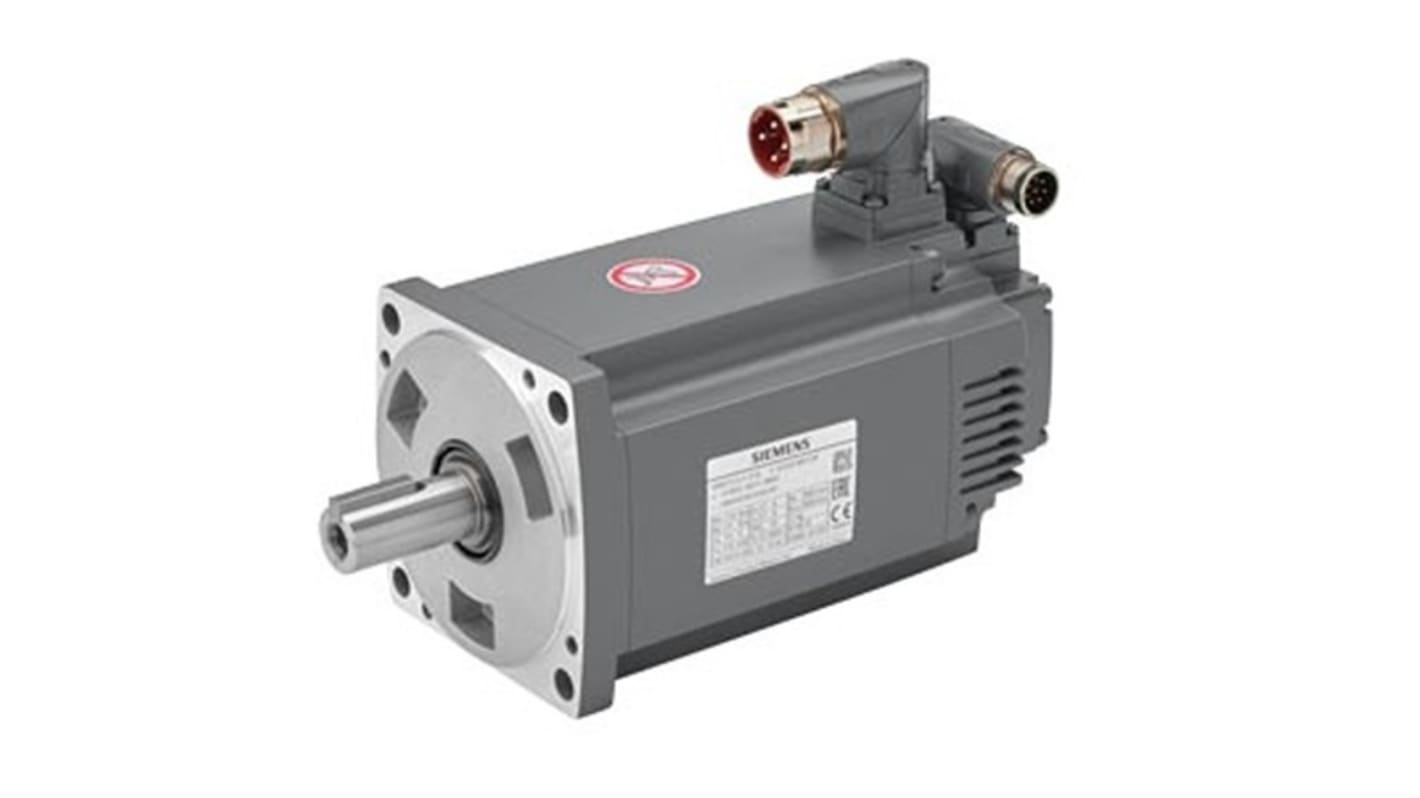 Siemens S-1FL6 Clockwise Synchronous Servo Motor, 1.5 kW, 230 V, Flange Mount Mounting