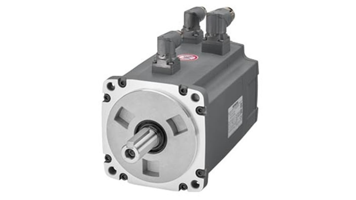 Siemens S-1FL6 Clockwise Synchronous Servo Motor, 3.5 kW, 400 V, Flange Mount Mounting