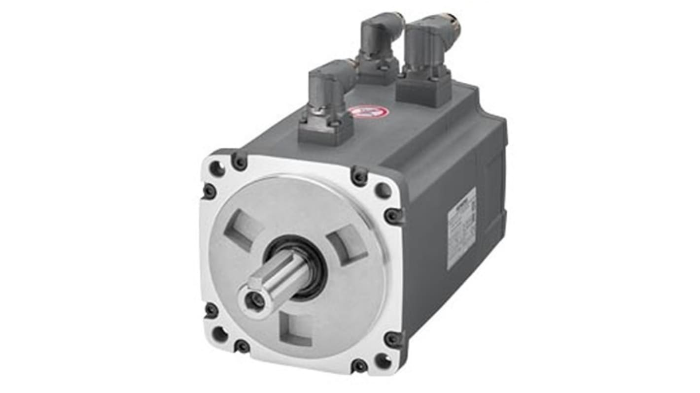 Siemens S-1FL6 Clockwise Synchronous Servo Motor, 3.5 kW, 400 V, Flange Mount Mounting