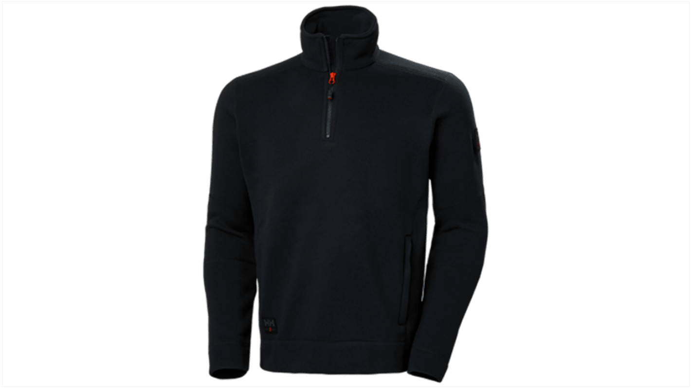 Helly Hansen 72251 Herren Fleece-Jacke, Polyester Schwarz, Größe XXXXL