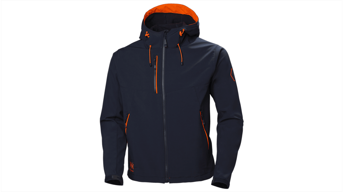 74140_590XS Helly Hansen 74140 Navy, Breathable, Water Repellent Jacket Softshell Jacket, XS RS