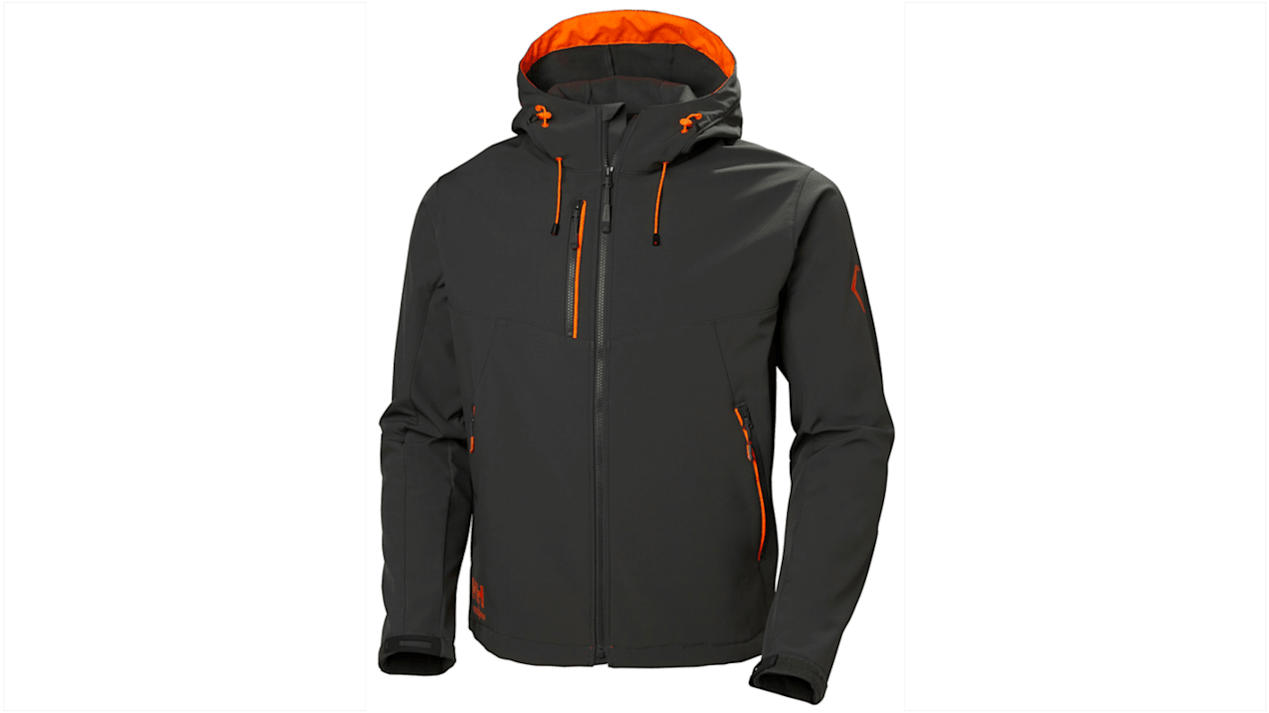 Helly Hansen 74140 Herren Softshell Jacke, wasserdicht Dunkelgrau, Größe 3XL