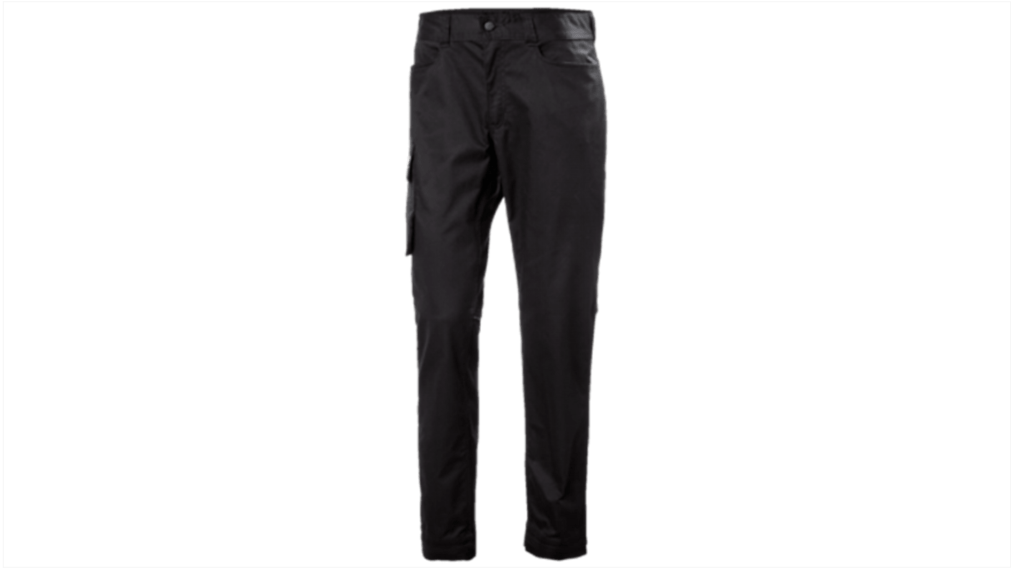 Helly Hansen 77525 Black Men's Cotton, Polyester Stretchy Trousers 41in, 104cm Waist