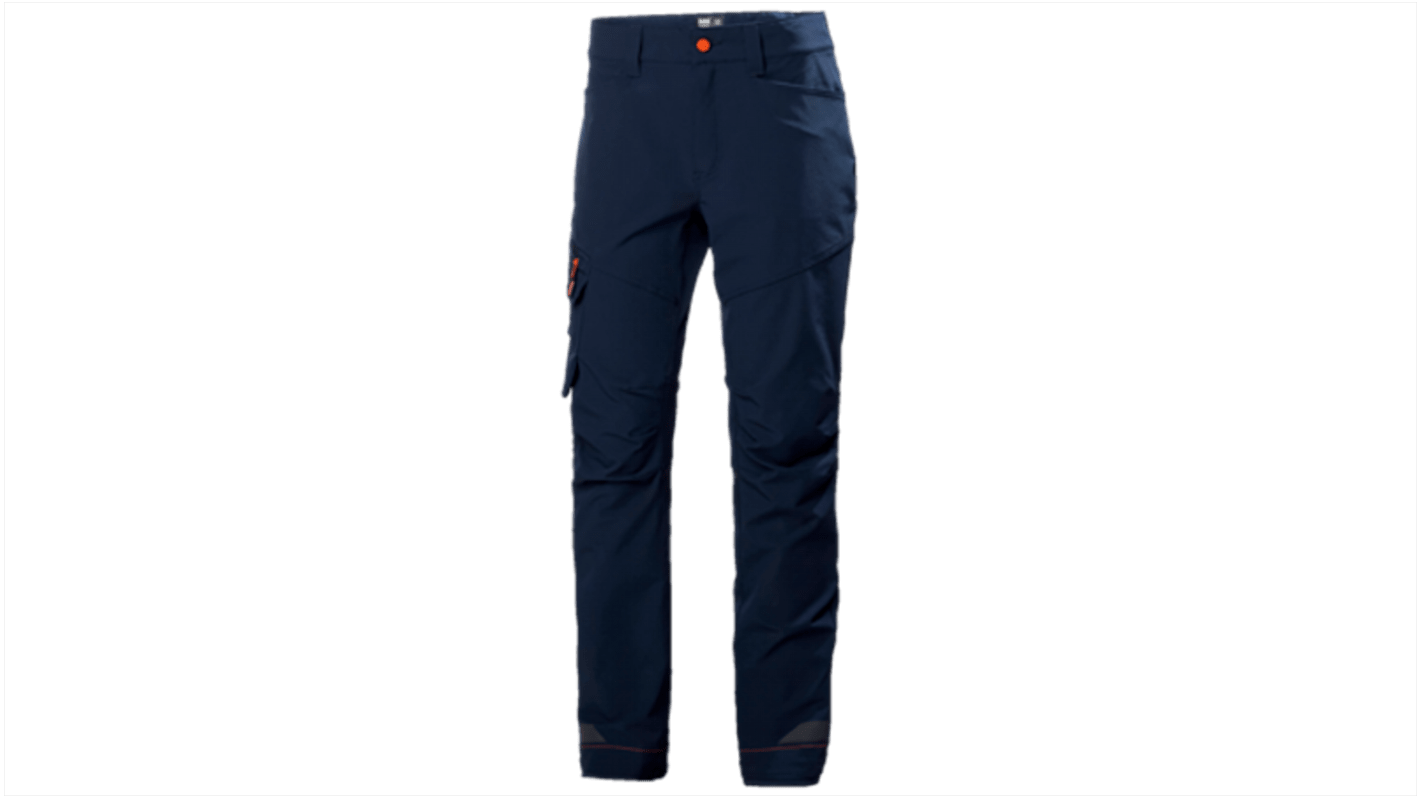 Pantalón para Hombre, pierna 85cm, Azul marino, Ligero, Elástico, 6 % de elastano, 94 % poliamida 77574 41plg 104cm