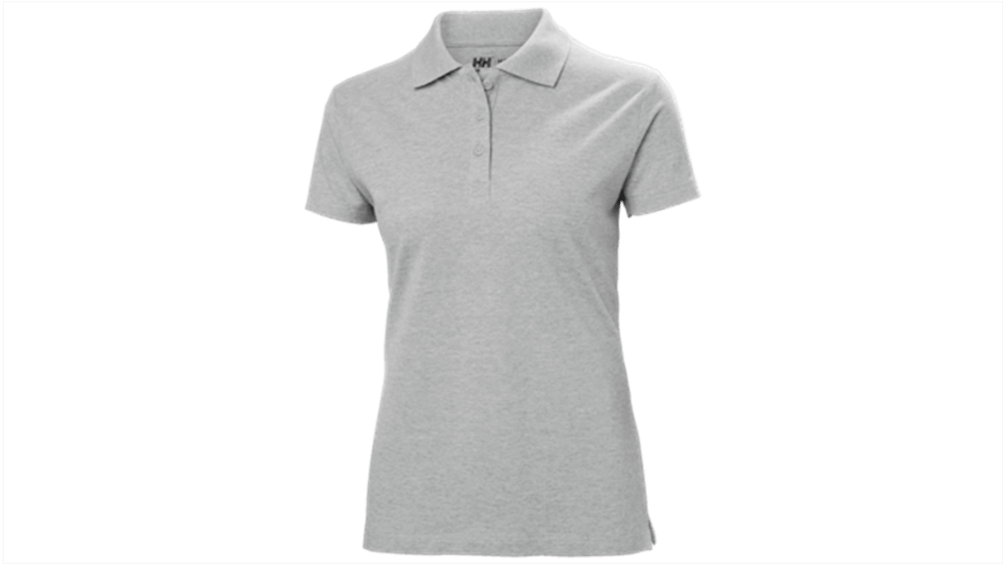 Helly Hansen 79168 Grey 100% Cotton Polo Shirt, UK- 2XL, EUR- 2XL