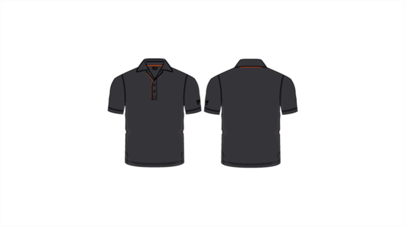 Helly Hansen 79248 Black Polyamide Polo Shirt, UK- 4XL, EUR- 4XL