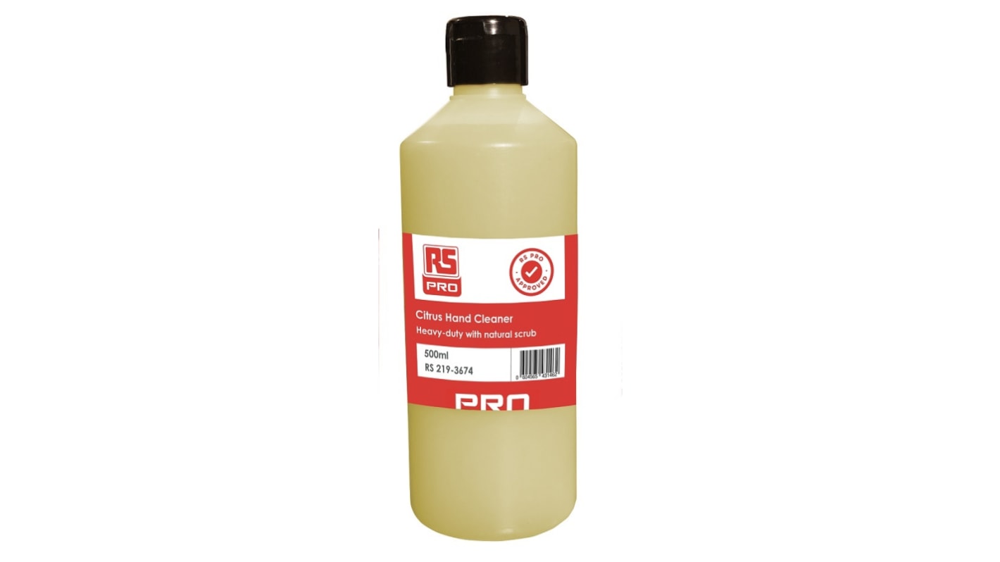 RS PRO Citrus Hand Cleaner with Natural Scrub - 1 L Bottle