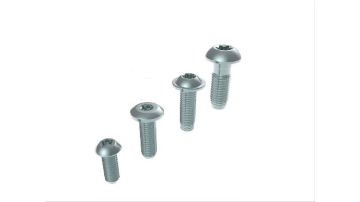 RS PRO S12 x 30mm Screw Connector Connecting Component, Strut Profile 30 mm, 40 mm, 45 mm, 50 mm, 60 mm