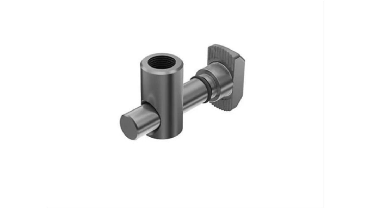 RS PRO M17  Profile Connector Connecting Component, Strut Profile 40 mm, 45 mm, 50 mm, 60 mm, Groove Size 10mm