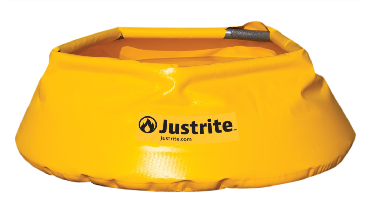 Justrite PVC Spill Berm for Spill Response, 76L Capacity