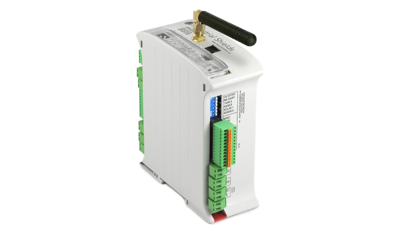 Industrial Shields HF-GPRS-Relais Ardbox SPS E/A-Modul, 10 Eing. Relais Ausg.Typ Analog, Digital Eing.Typ 12 →