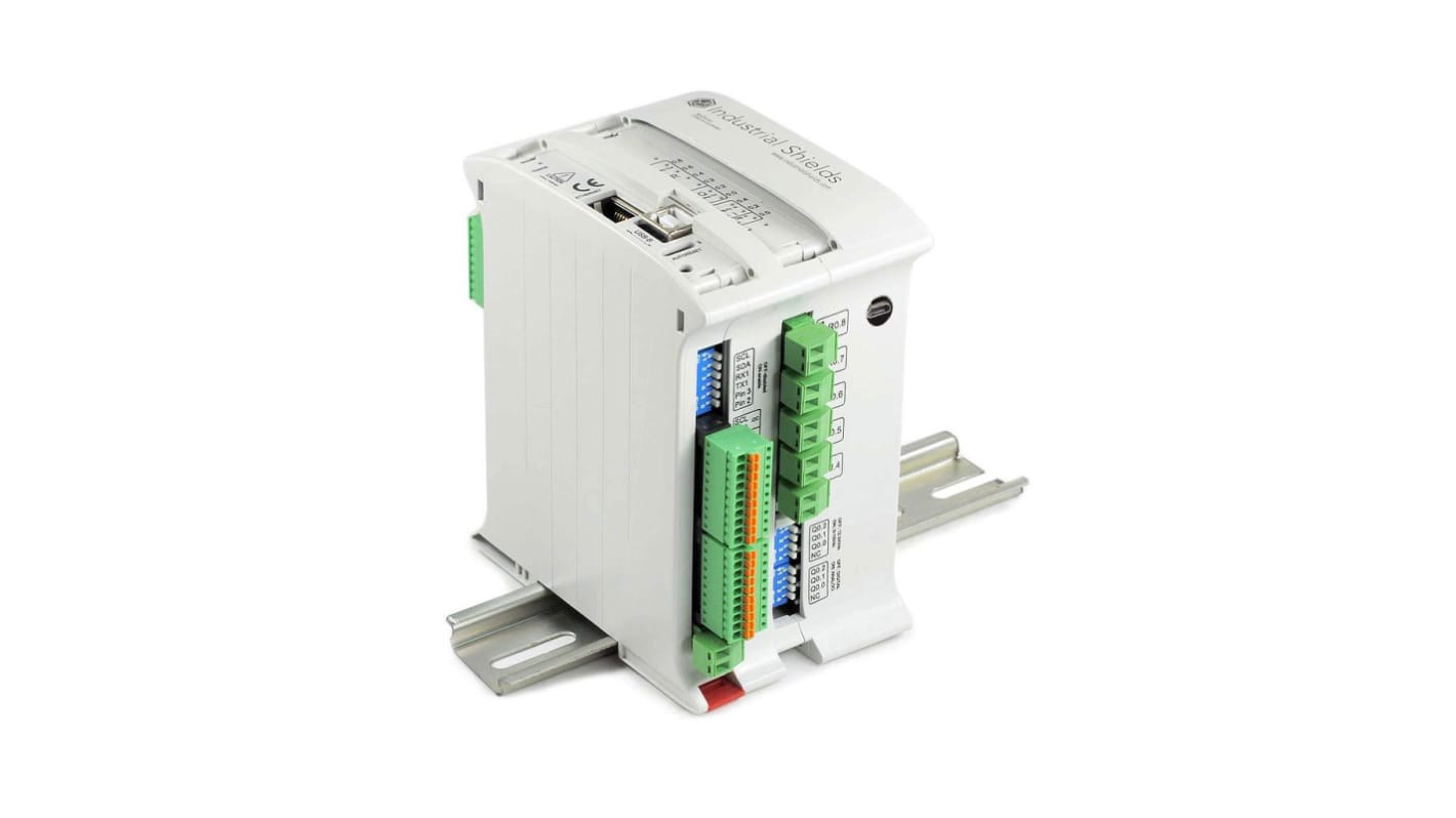 Módulo de E/S PLC Industrial Shields M-Duino HF WiFi y BLE, 12 → 24 V dc, 6 entradas tipo Analógico, digital