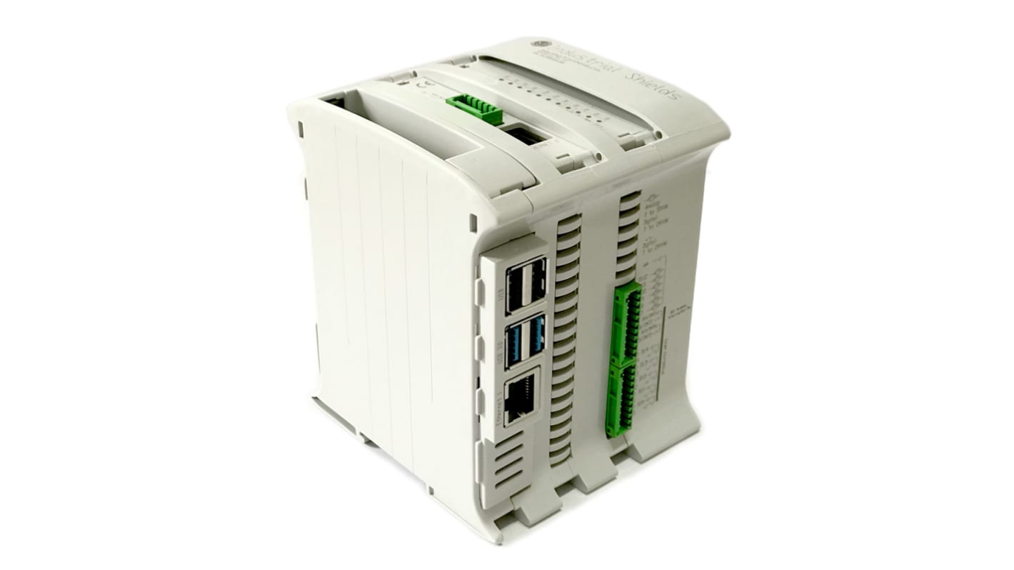 Industrial Shields Raspberry PLC Series PLC I/O Module, 12 → 24 V dc Supply, Analogue, Digital Output, 13-Input,