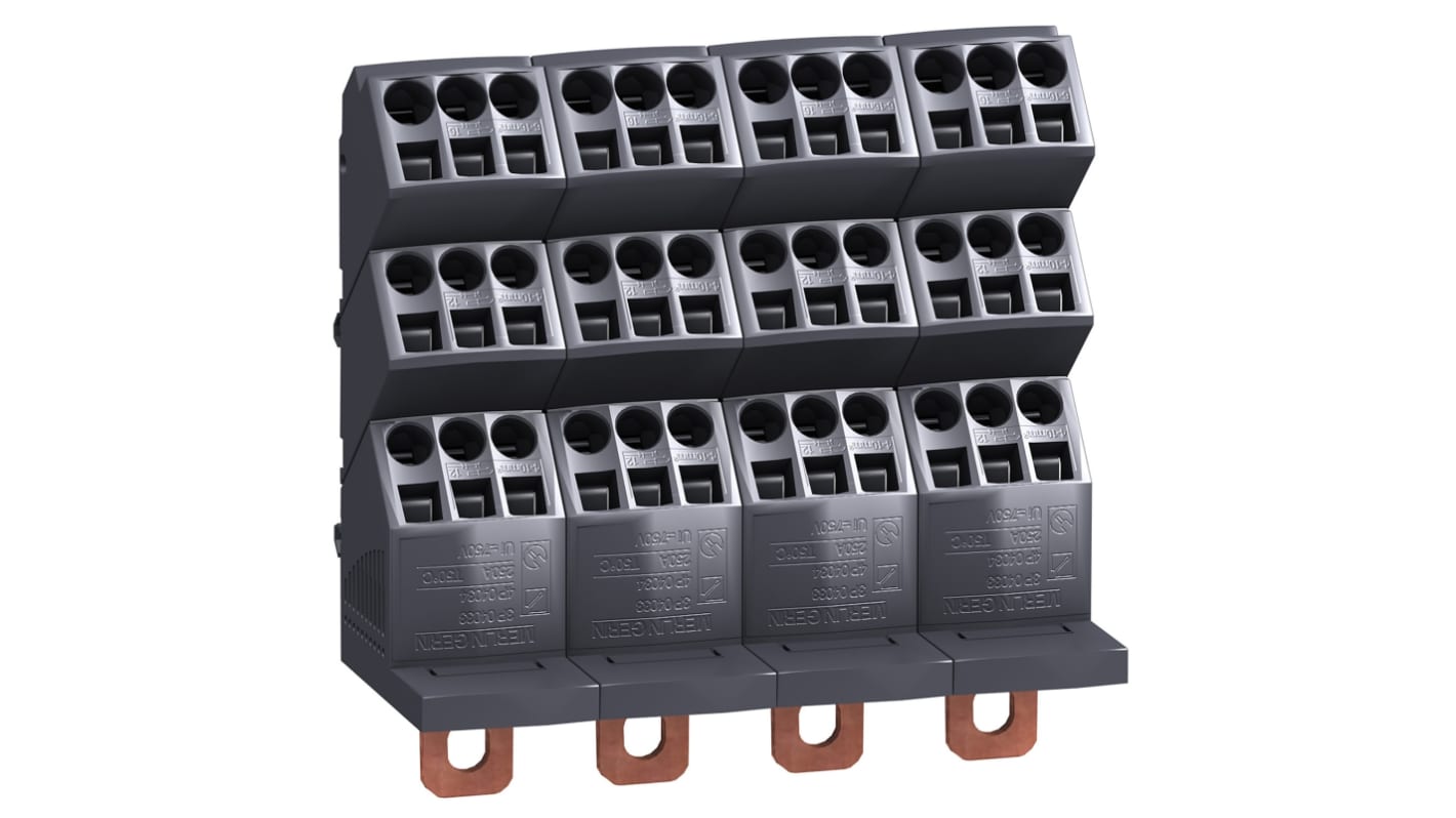 LVS04034 | Schneider Electric Distribution Block, 250A, 690 V ac ...