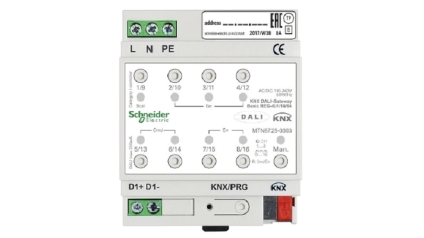 Servidor de puerta de enlace Schneider Electric MTN6725, 100 - 240 V