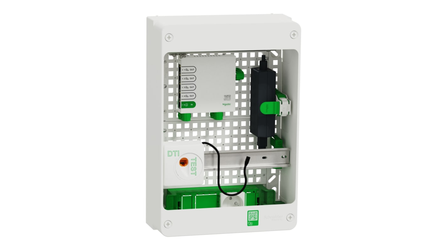 Schneider Electric Telefonaljzat RJ45 Cat 6 árnyékolt csatlakozó, Fehér