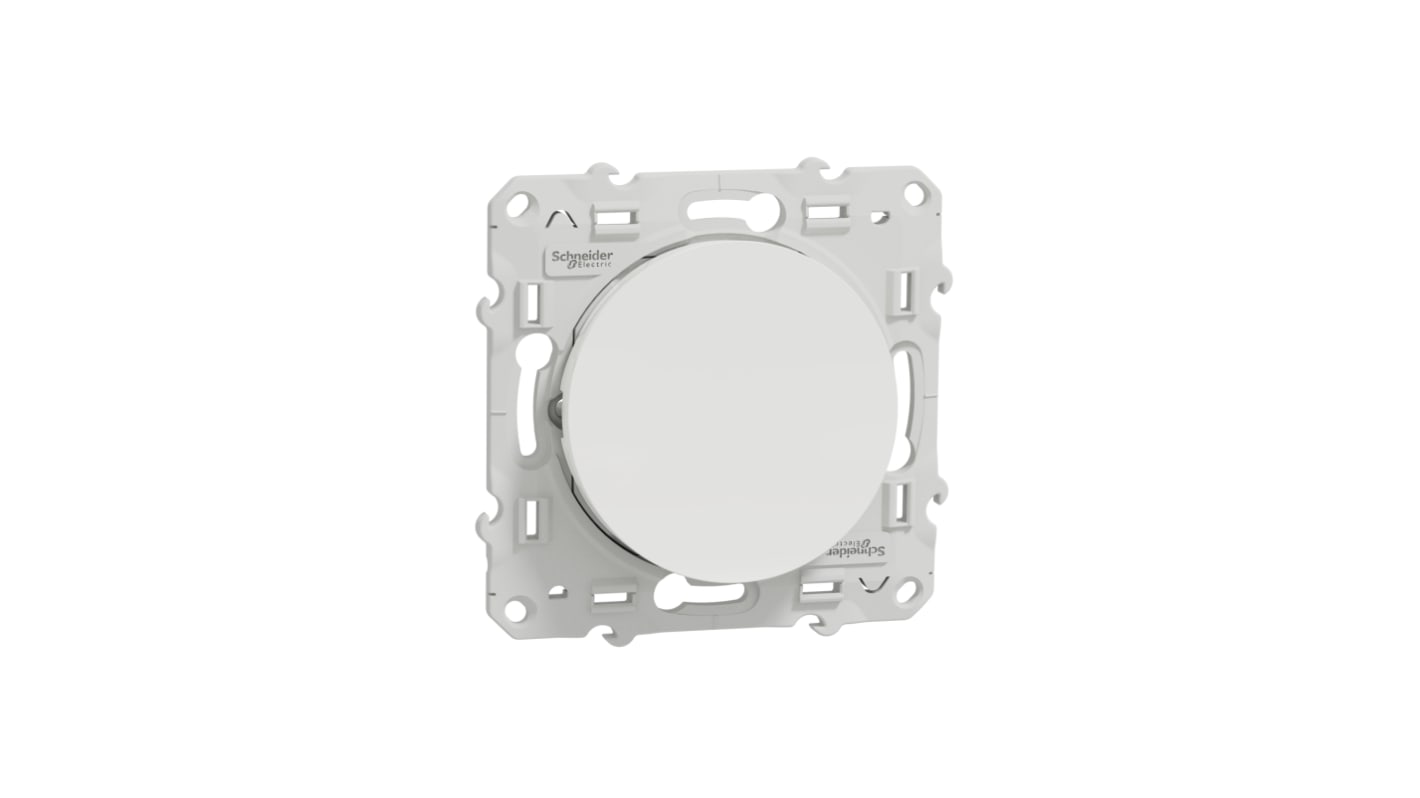 Schneider Electric White Switch Mechanism 10A, Odace Series