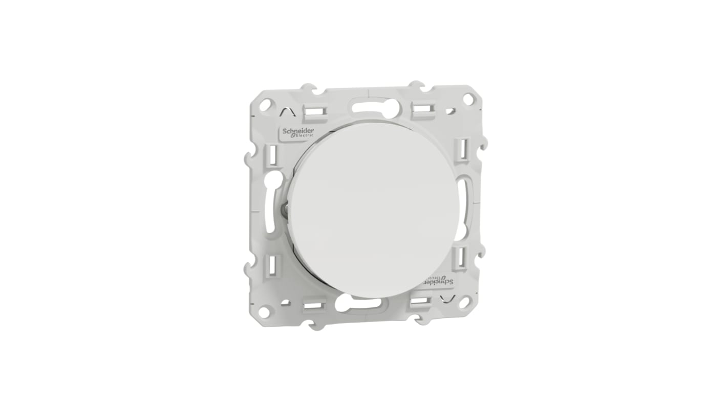 Module d'insertion d'interrupteur Schneider Electric série Odace Blanc, 2 pôle(s) , 10A