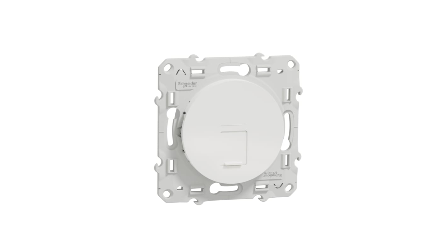 Odace Series Socket RJ45 Socket, Flush Mount, Cat6