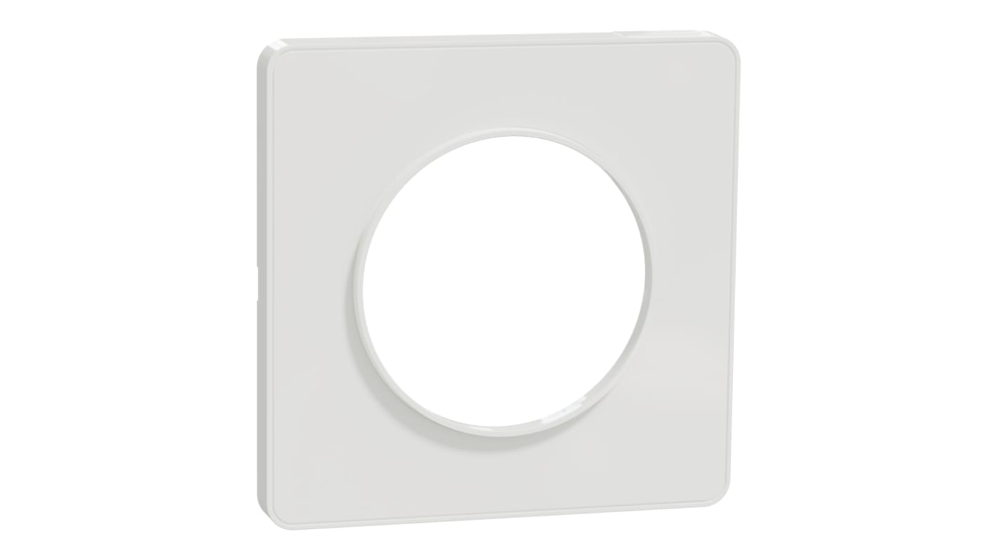 Schneider Electric White 1 Gang Cover Plate Thermoplastic Cover Plate