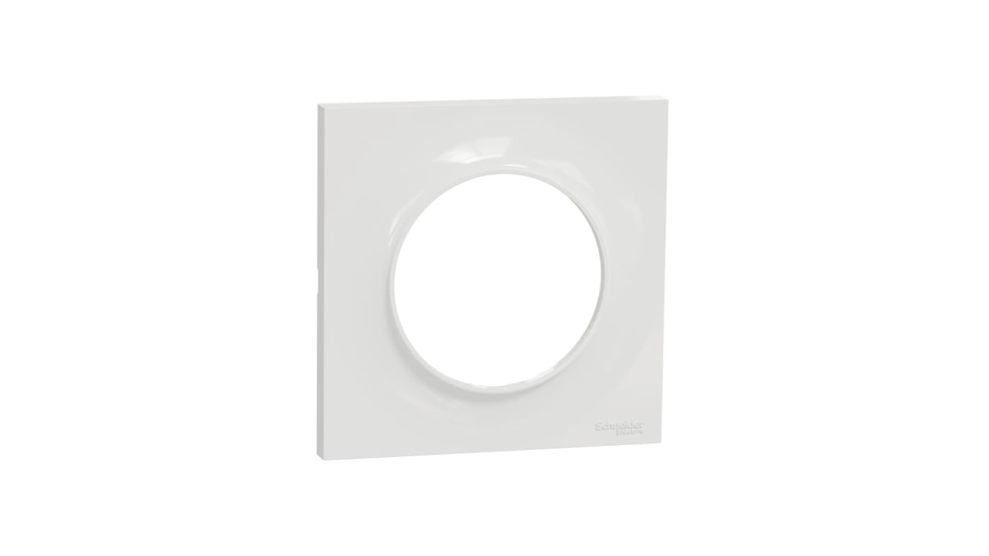 Schneider Electric Abdeckung Weiß Thermoplast 1 Ausbrüche H. 85mm