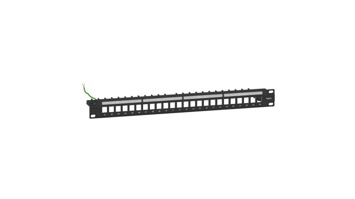 Schneider Electric Actassi Rackmontage-Befestigungsteile, Frontplatte für Actassi, PC, PC/ABS, 1 Stück