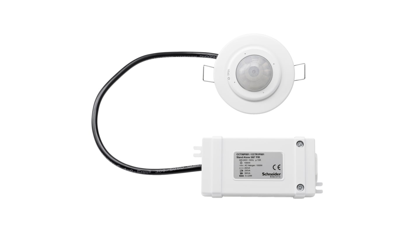 Schneider Electric Motion Detector Motion Detector, 3.9m Sensor Range