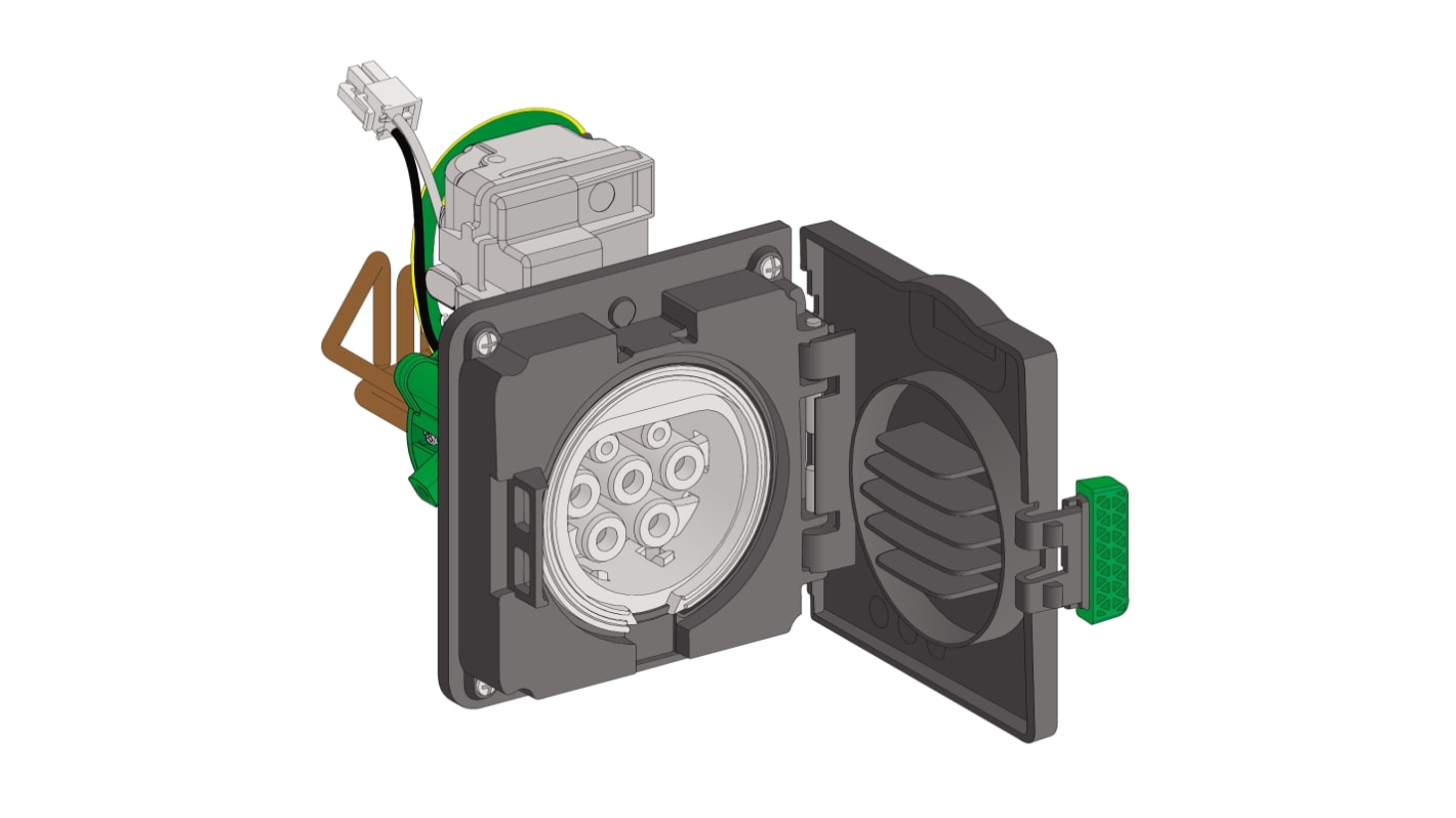 Schneider Electric Plug Socket, 3 Poles, 32A