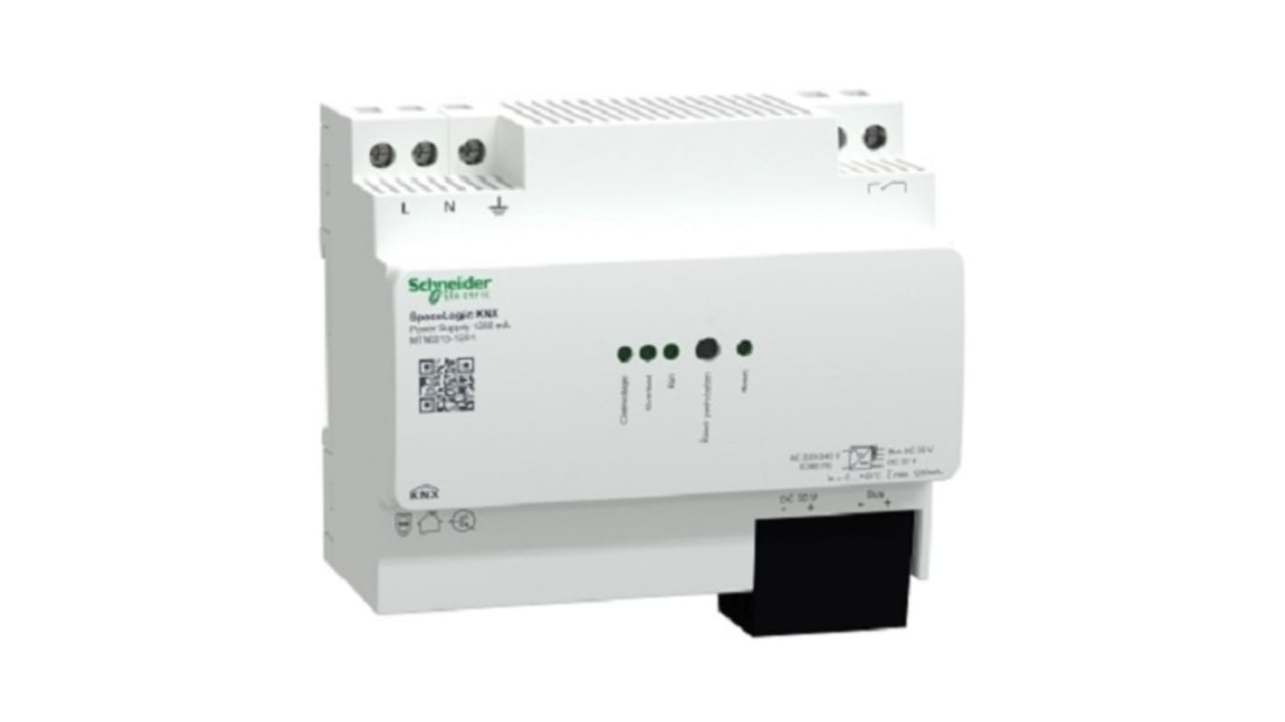 Schneider Electric SpaceLogic KNX DIN-skinnemonteret strømforsyning, 6.4W 30V dc