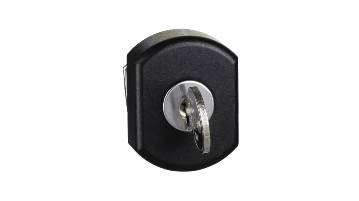 Schneider Electric Black Plastic, Steel Lock, Key Unlock