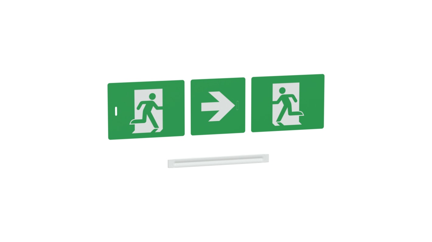 Vészkijárati jel PVC, Exit Sign, Angol Tábla